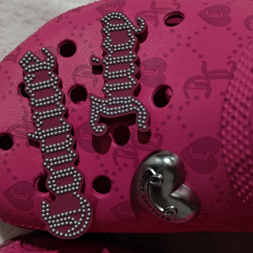 Crocs x Juicy Couture Limited Edition Classic Clogs, Women 8 / Men 6 - Picture 4 of 8